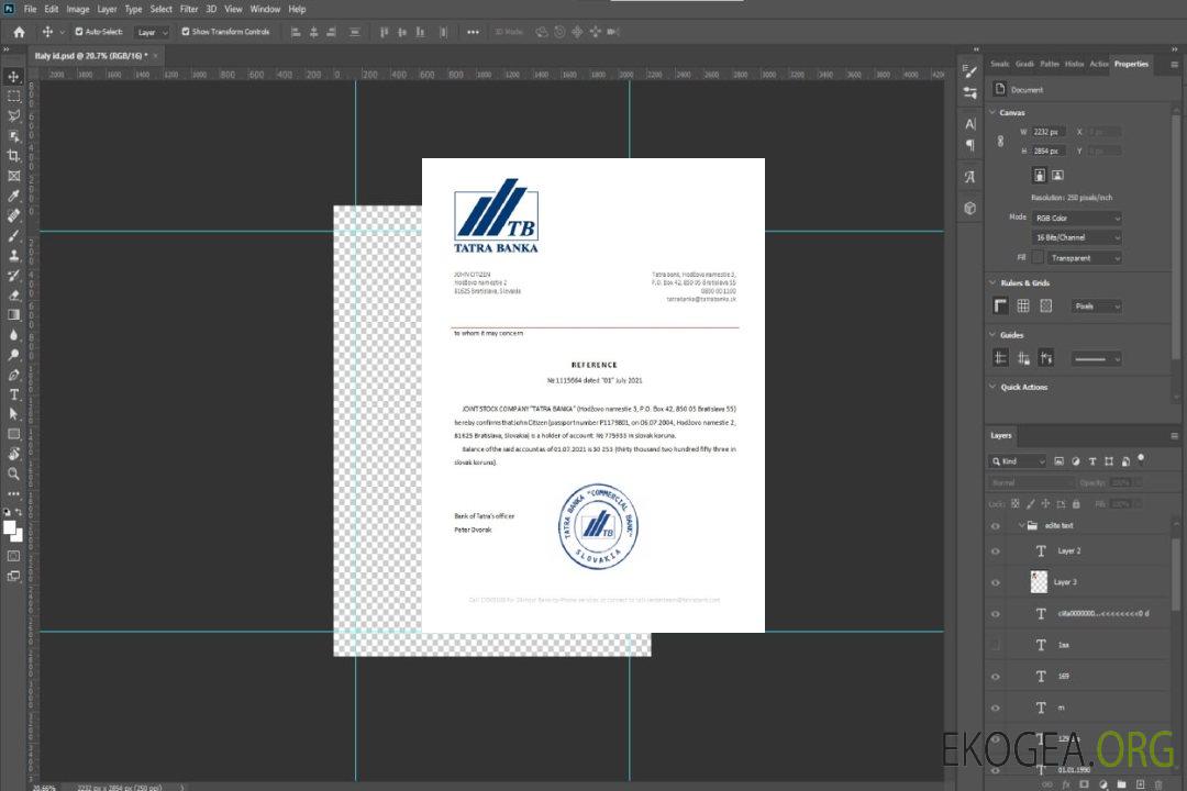 Slovaquie , Tatra Bank , reference template